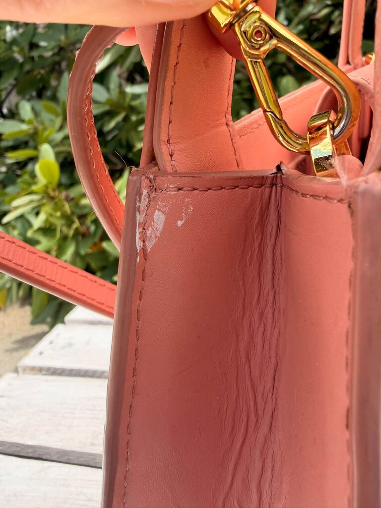 Lele Sadoughi Carla Checkered Leather Top Handle Bag