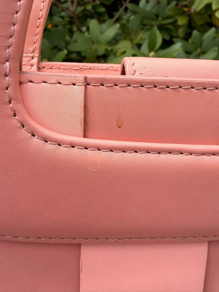 Lele Sadoughi Carla Checkered Leather Top Handle Bag