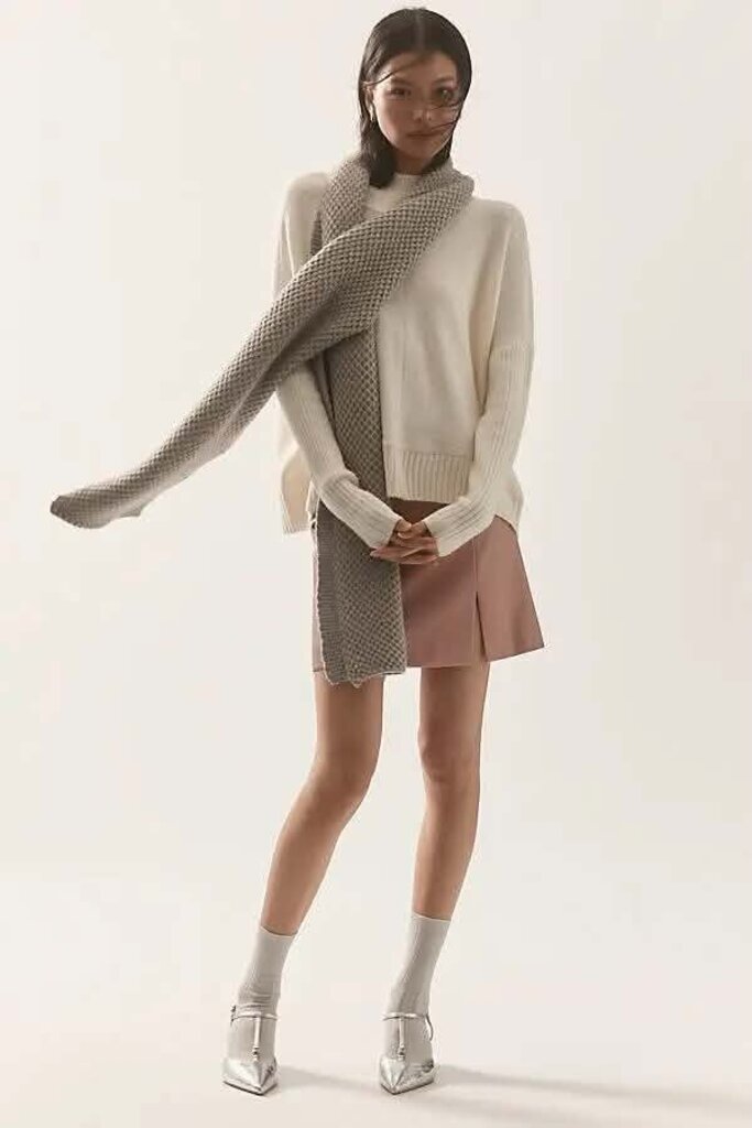 Maeve Gretchen Cozy Mock-Neck Sweater - Size Small