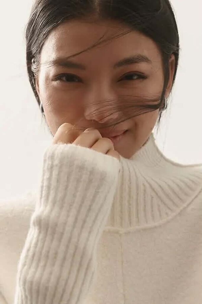 Maeve Gretchen Cozy Mock-Neck Sweater - Size Small