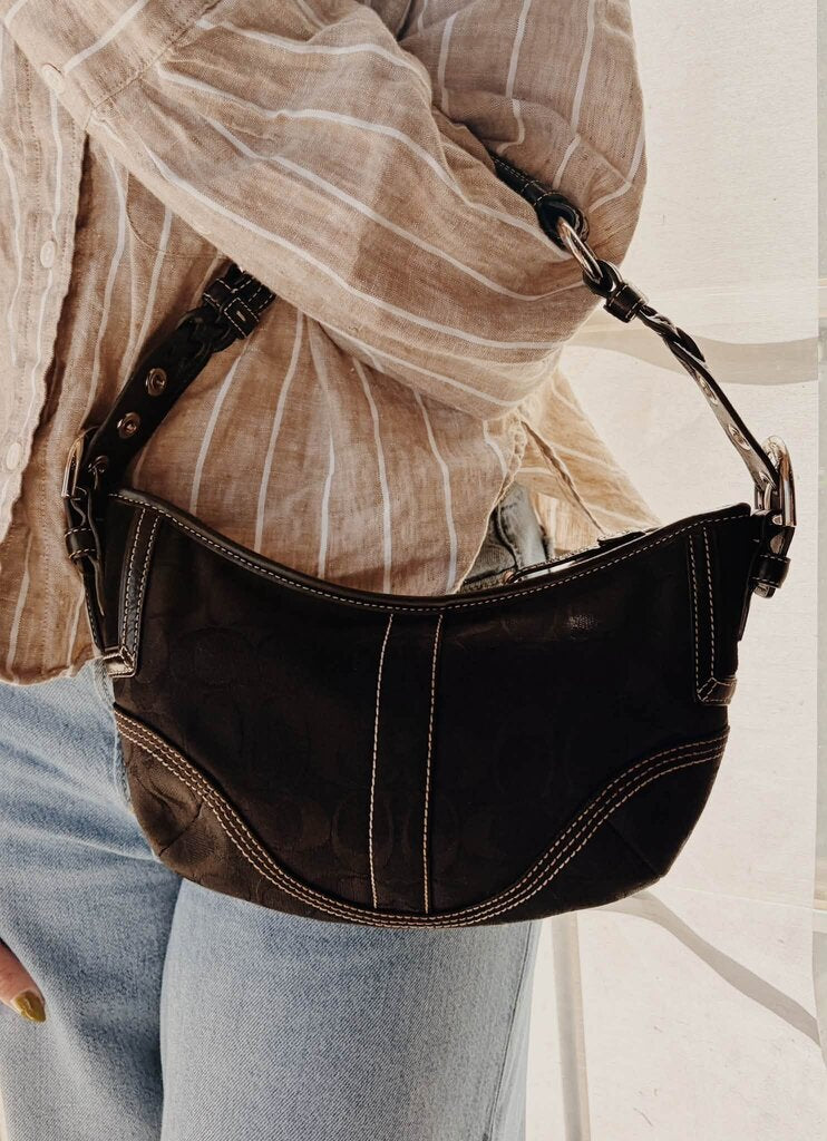 Coach SoHo Signature Mini Hobo Shoulder Bag