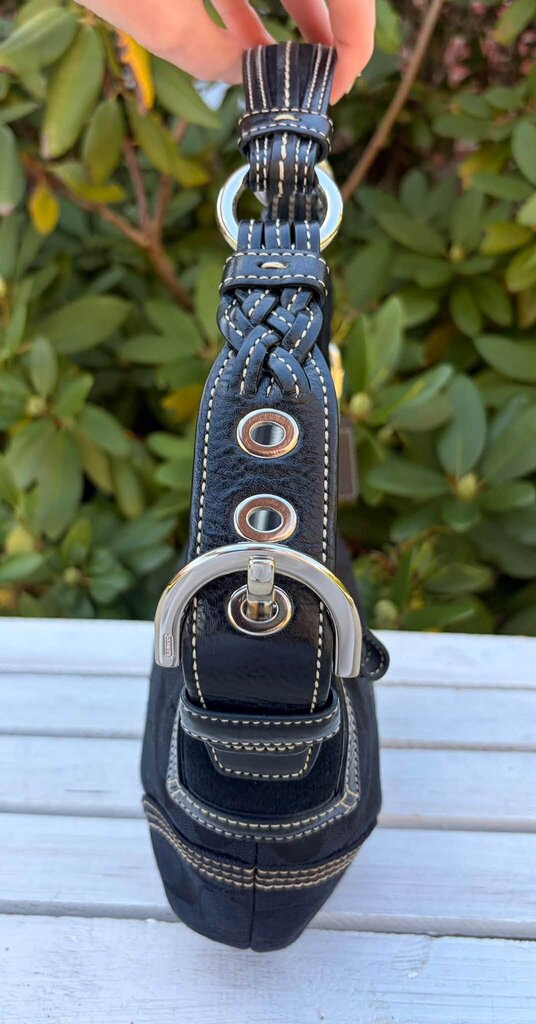 Coach SoHo Signature Mini Hobo Shoulder Bag