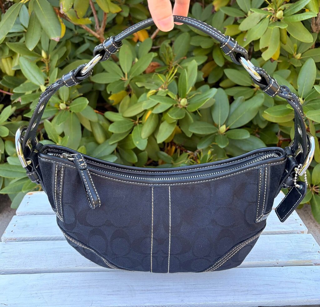 Coach SoHo Signature Mini Hobo Shoulder Bag