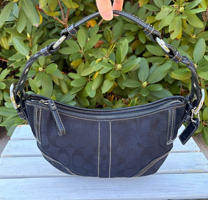 Coach SoHo Signature Mini Hobo Shoulder Bag