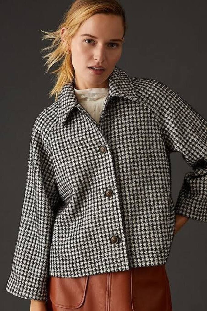 Greylin Cropped Swing Jacket- Size XS