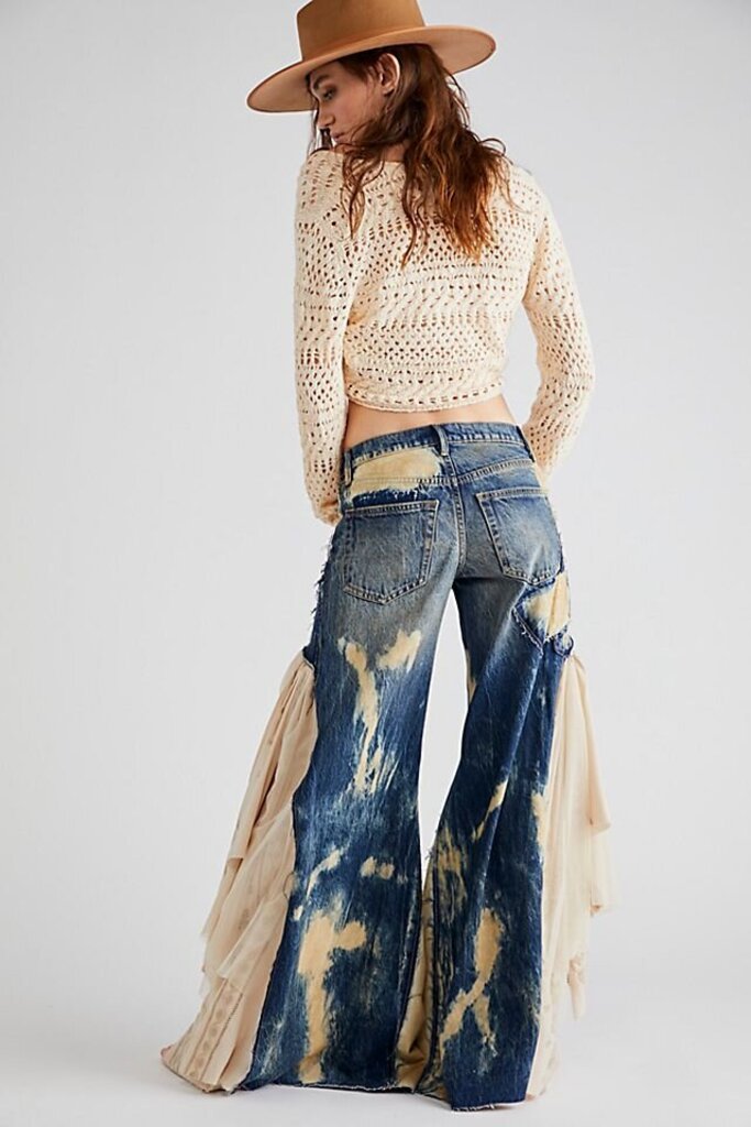 Free People Martha Lace Jeans - Size 28