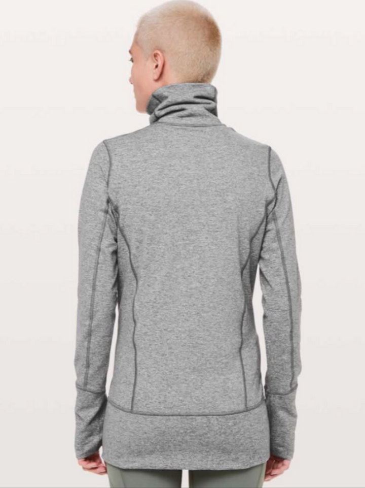 Lululemon In Stride Jacket in Heathered Slate (Retails For $108) - Size 4