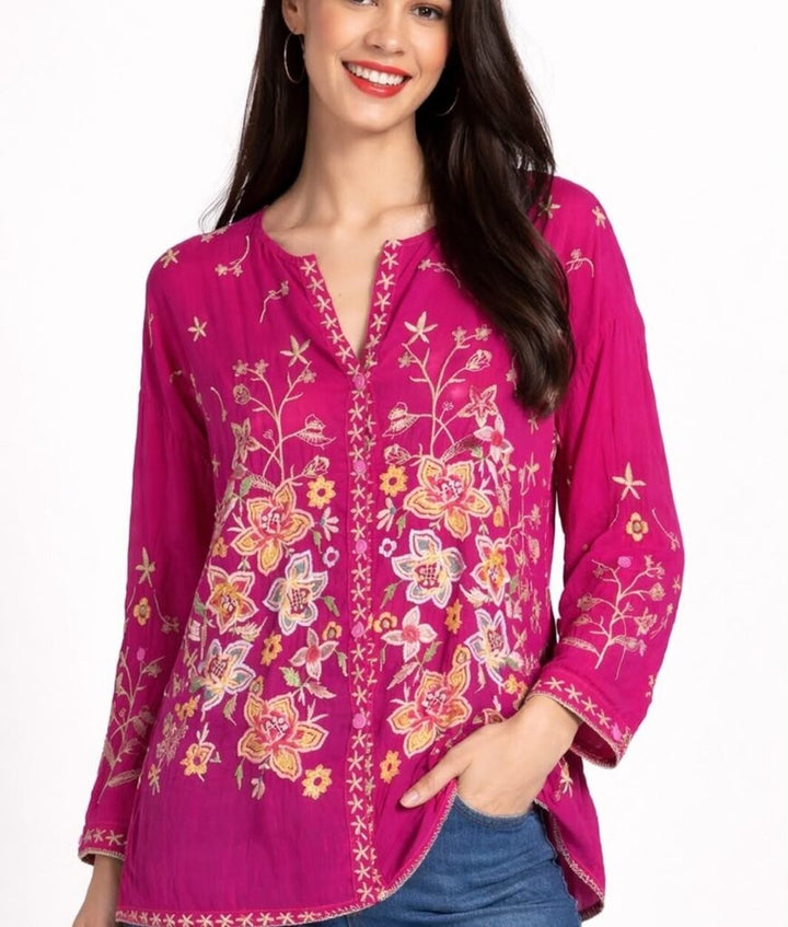 Johnny Was Jenai Blouse - Size Small