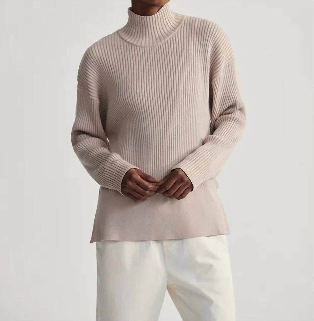 Varley Mayfair Mock Neck Knit Sweater - Size XS