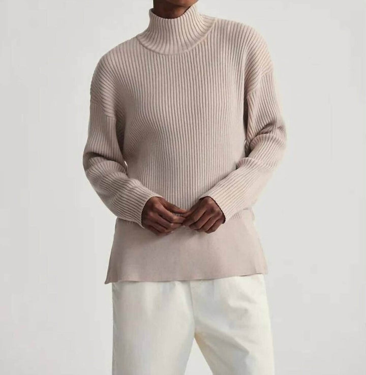 Varley Mayfair Mock Neck Knit Sweater - Size XS