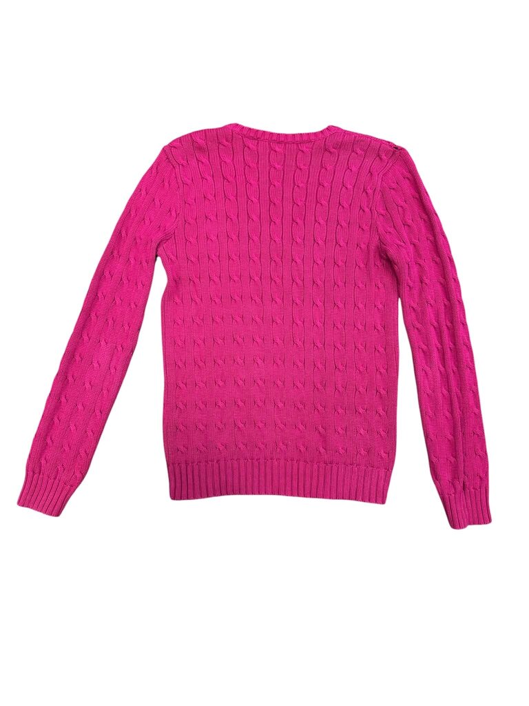 Ralph Lauren Sport Signature Cable Knit V-Neck Sweater - Size Large