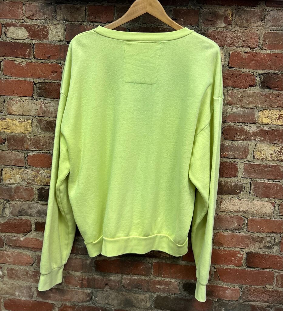Aviator Nation Logo Relaxed Crew Sweatshirt - Size Medium