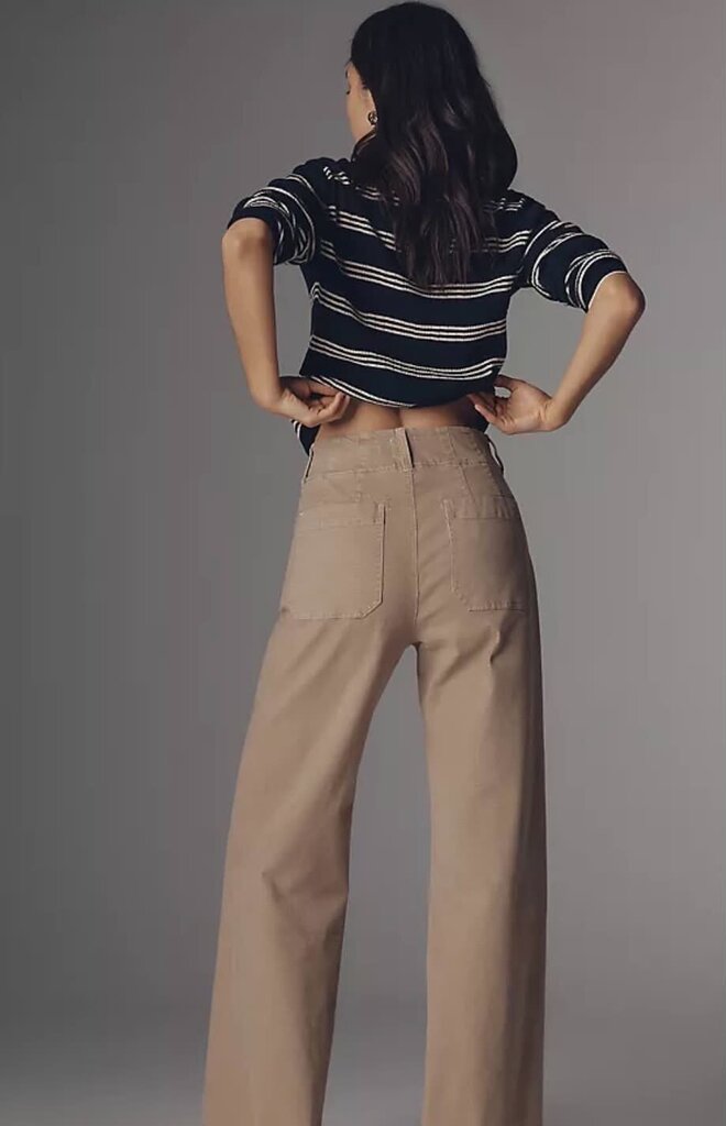 Anthropologie Maeve Plaid The Collette High-Rise Pants NWT - Size 27