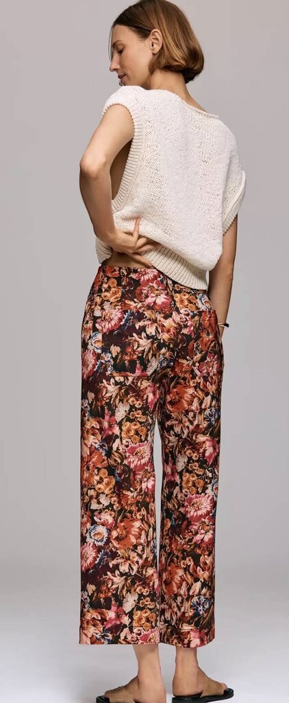 Maeve The Colette Crop Printed Ponte Trousers NWT - Size 26P