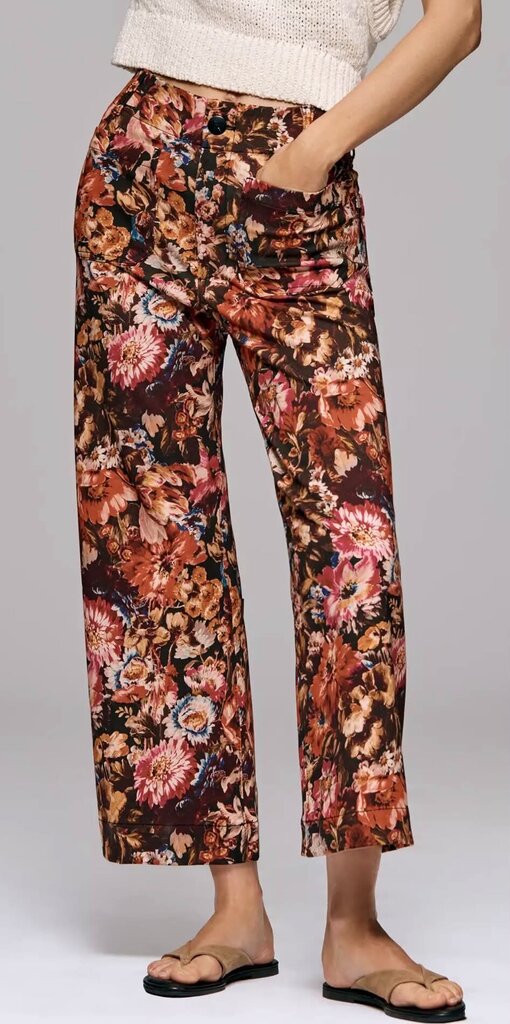 Maeve The Colette Crop Printed Ponte Trousers NWT - Size 26P