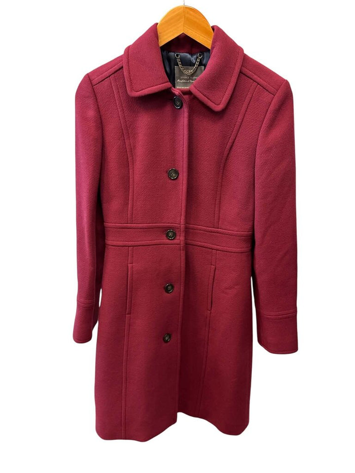 J.Crew Lady Day Wool Coat In Pinot Noir - Size Small
