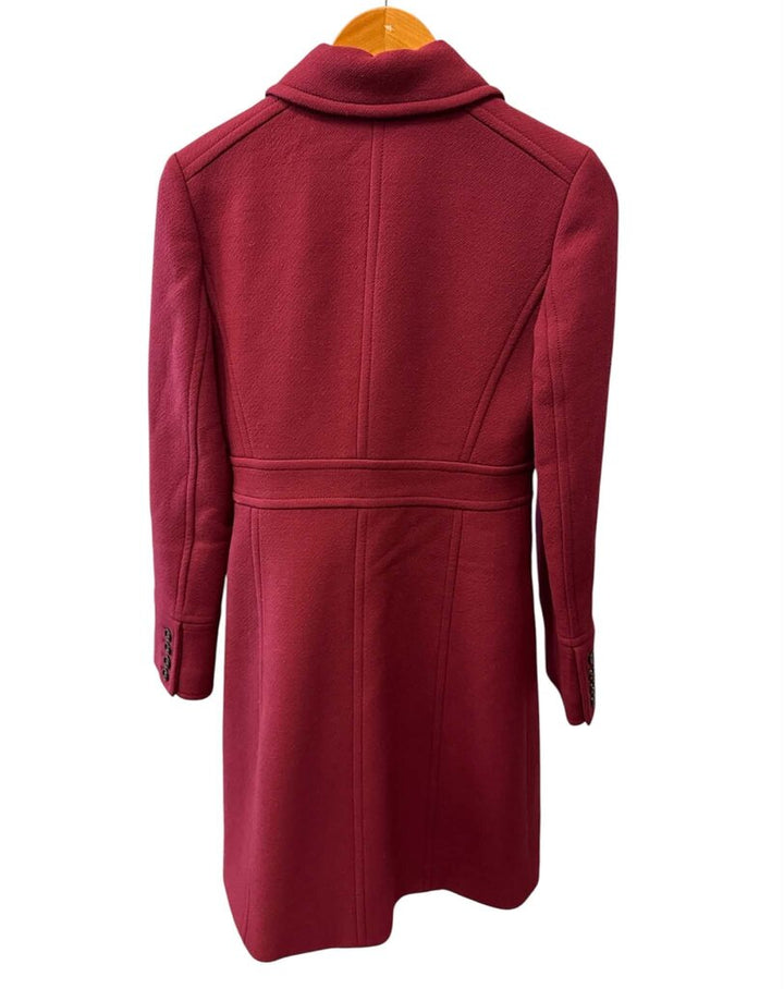 J.Crew Lady Day Wool Coat In Pinot Noir - Size Small