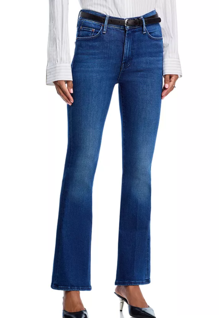 Mother The Weekender Mid Rise Flared Jeans In Nip It In The Butt - Size 29 (Retails for $248)