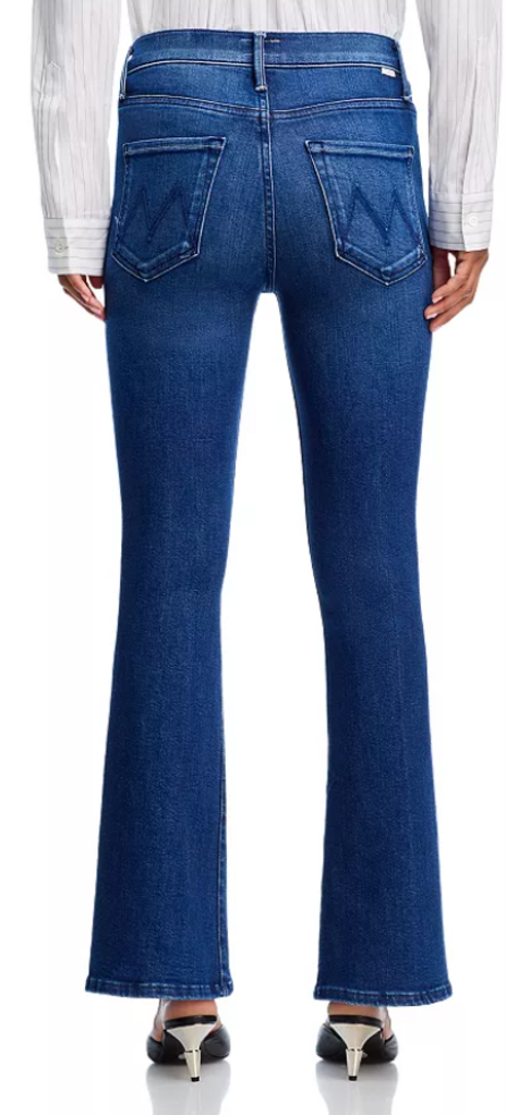 Mother The Weekender Mid Rise Flared Jeans In Nip It In The Butt - Size 29 (Retails for $248)