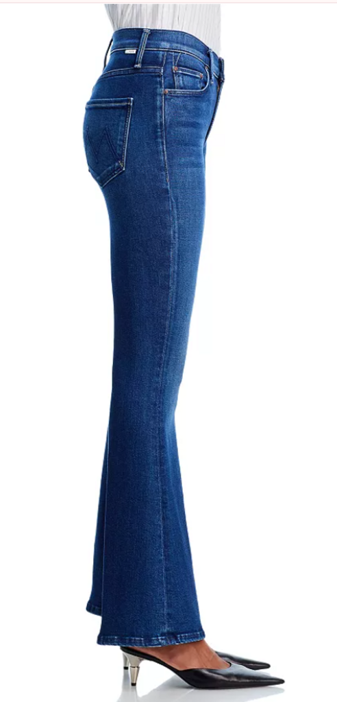 Mother The Weekender Mid Rise Flared Jeans In Nip It In The Butt - Size 29 (Retails for $248)