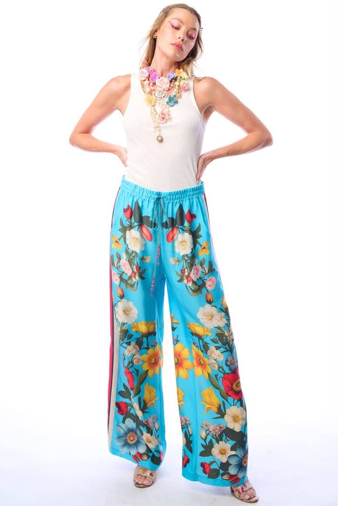 Aratta Silent Journey Floral Garden Pants - Size Small (Retails for $140)