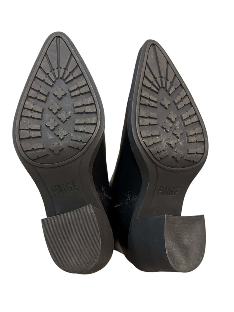 Paige Giselle Pointed Toe Studded Booties - Size 7