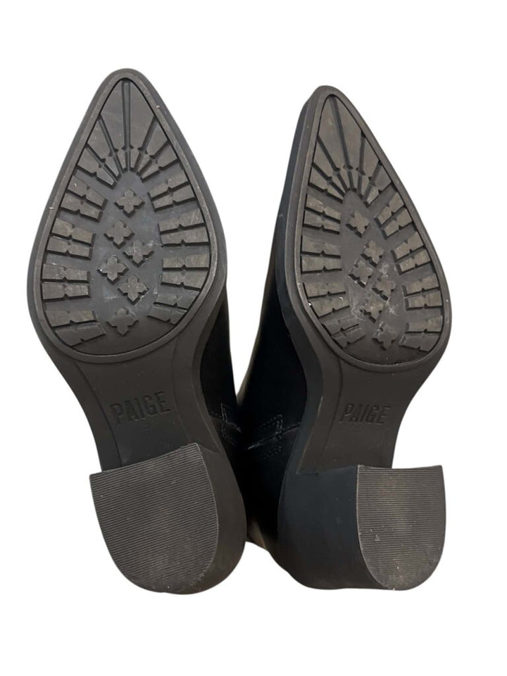 Paige Giselle Pointed Toe Studded Booties - Size 7