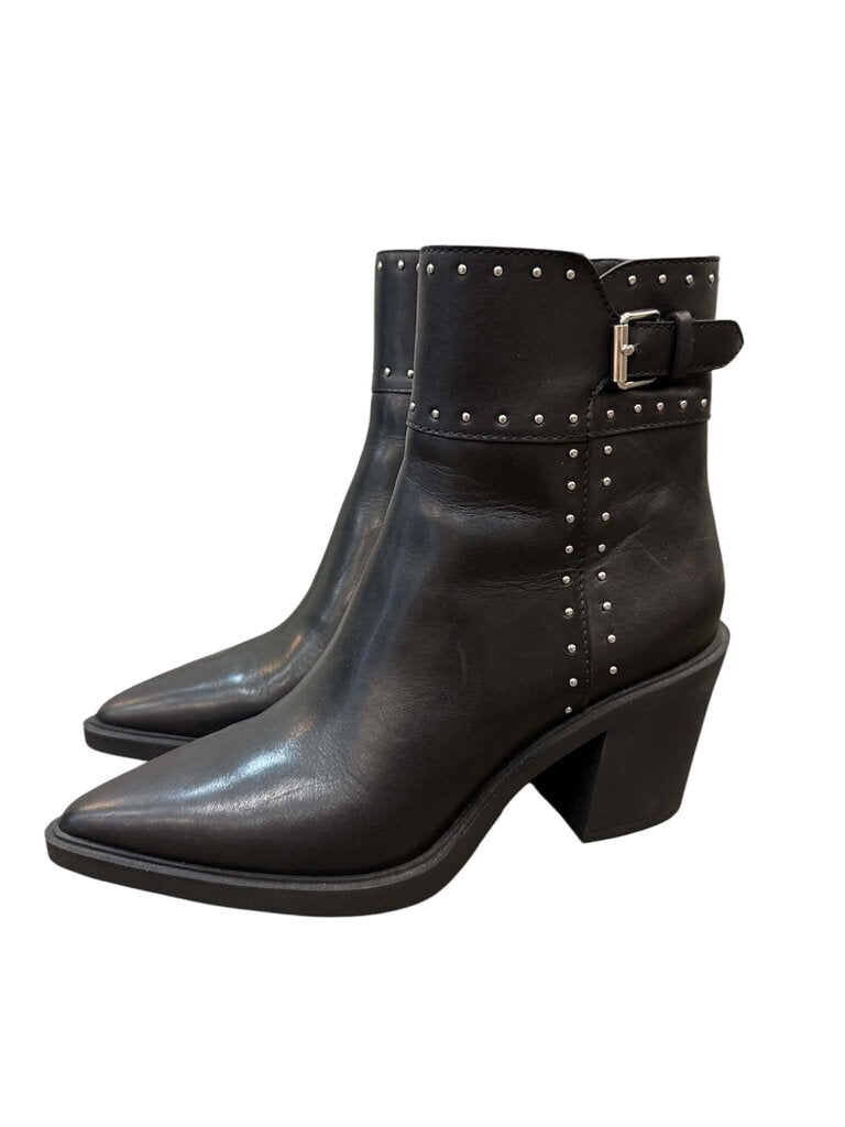 Paige Giselle Pointed Toe Studded Booties - Size 7