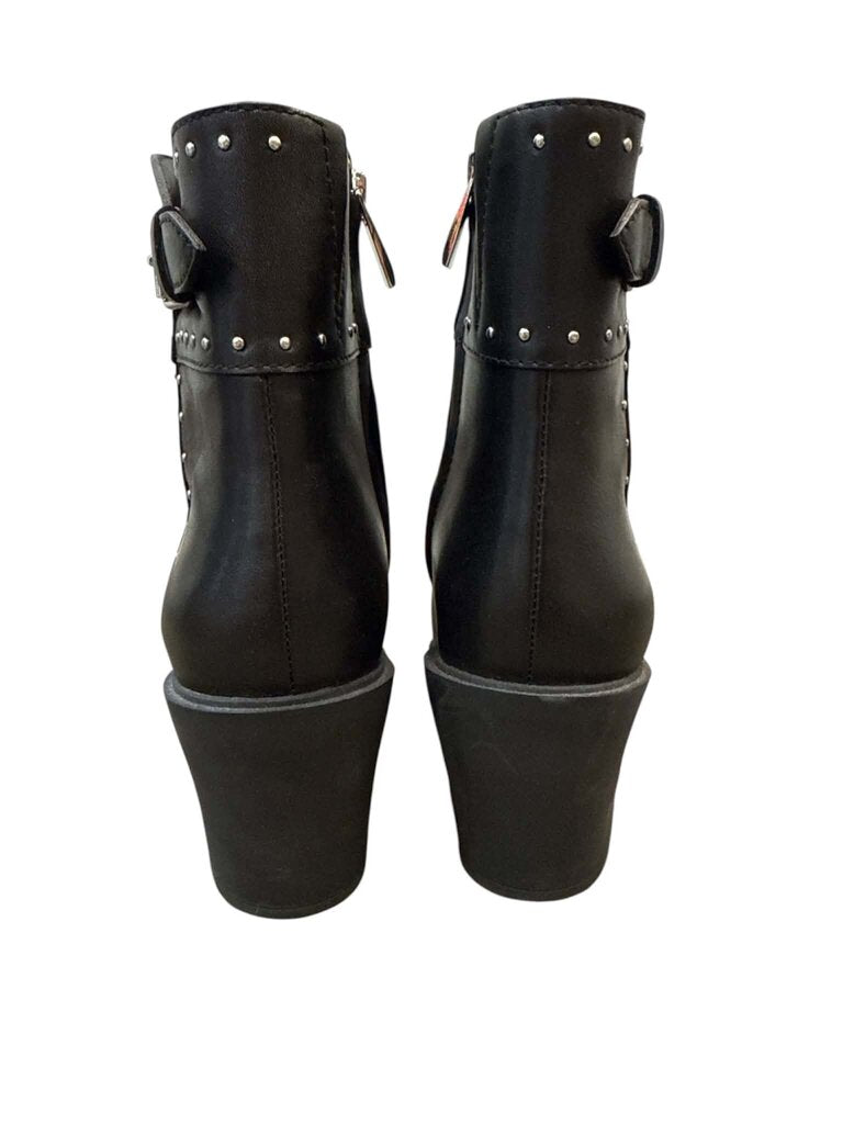 Paige Giselle Pointed Toe Studded Booties - Size 7