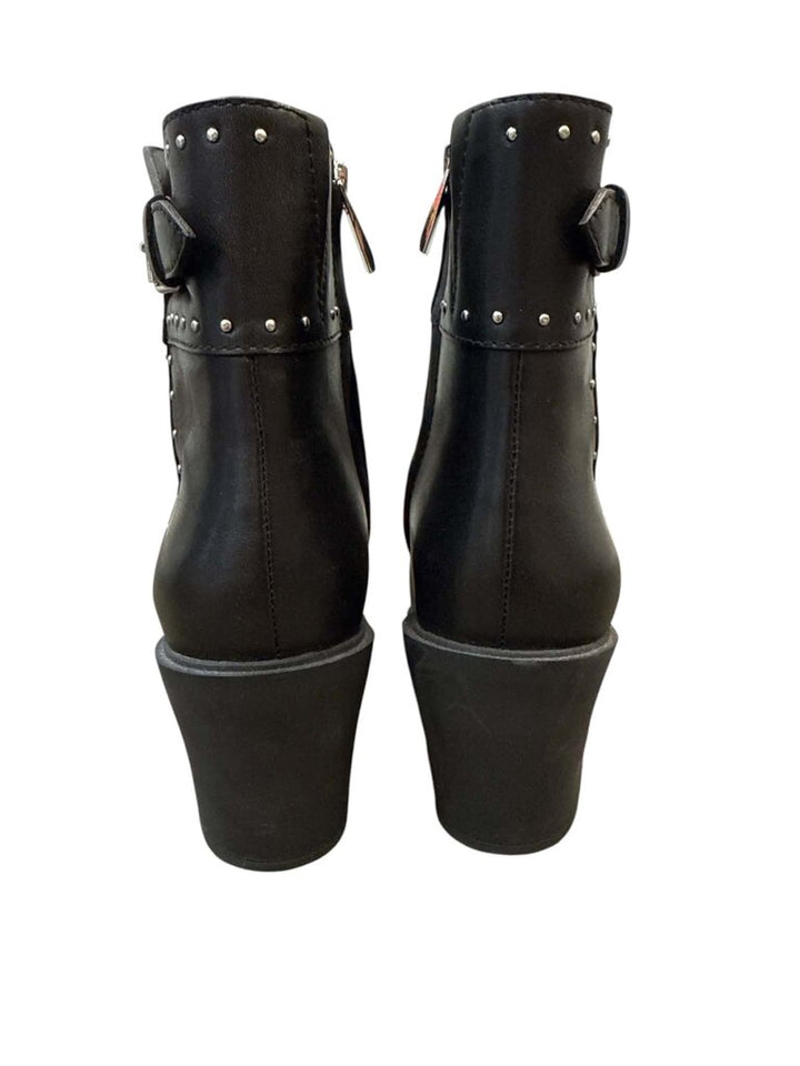Paige Giselle Pointed Toe Studded Booties - Size 7