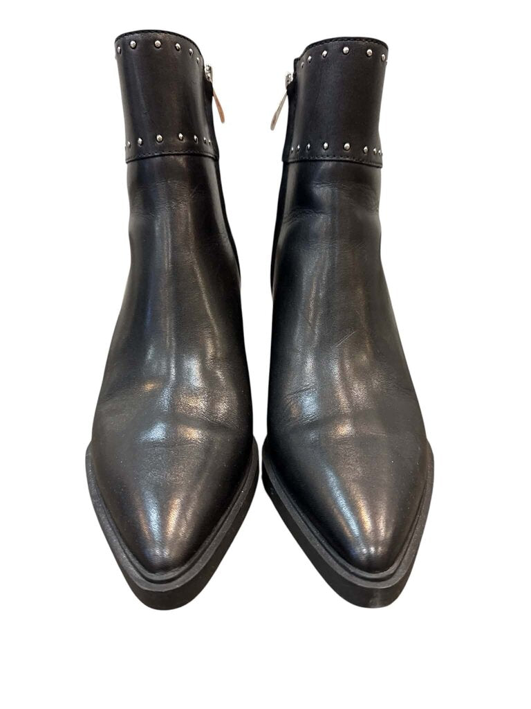 Paige Giselle Pointed Toe Studded Booties - Size 7