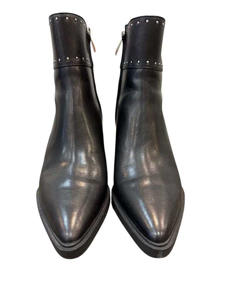 Paige Giselle Pointed Toe Studded Booties - Size 7
