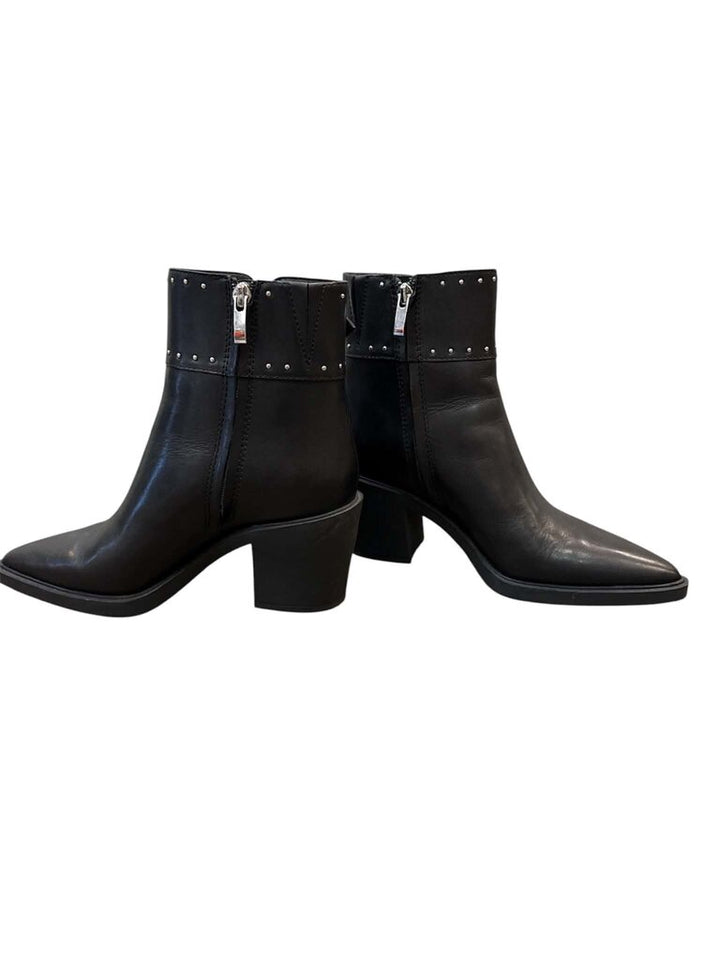 Paige Giselle Pointed Toe Studded Booties - Size 7