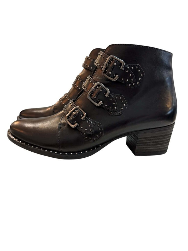 Paul Green Soho Studded Boots - Size 8