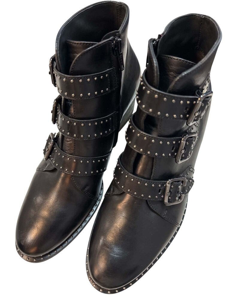 Paul Green Soho Studded Boots - Size 8