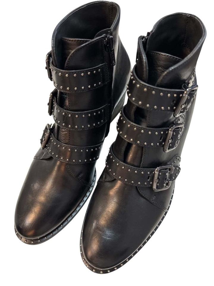 Paul Green Soho Studded Boots - Size 8