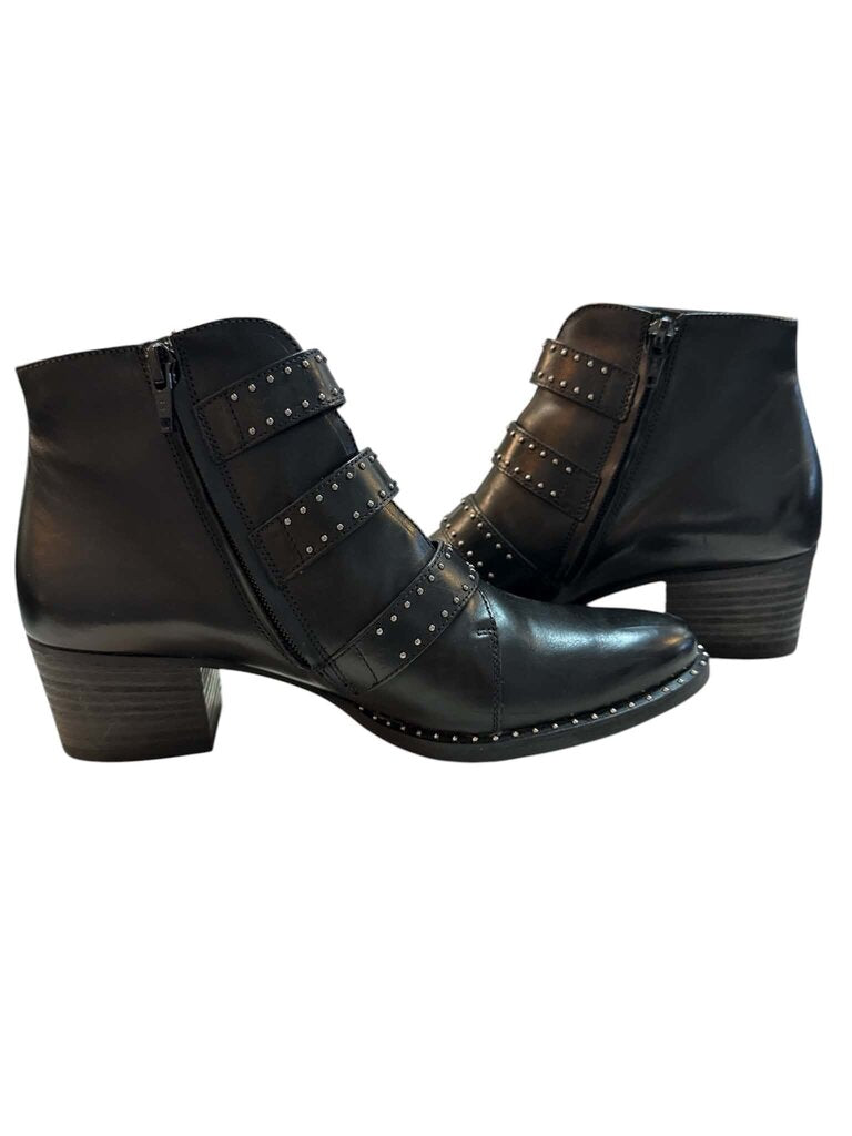 Paul Green Soho Studded Boots - Size 8