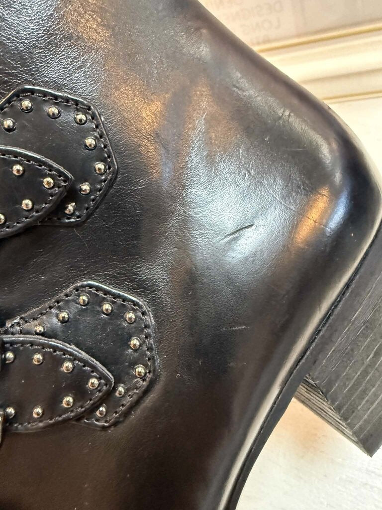Paul Green Soho Studded Boots - Size 8
