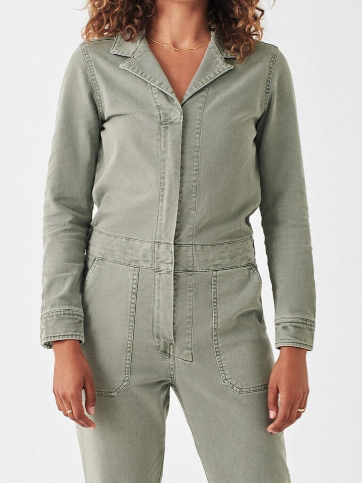 Faherty NWT Overland Twill Jumpsuit in Olive - Size Small (Retails for $228)