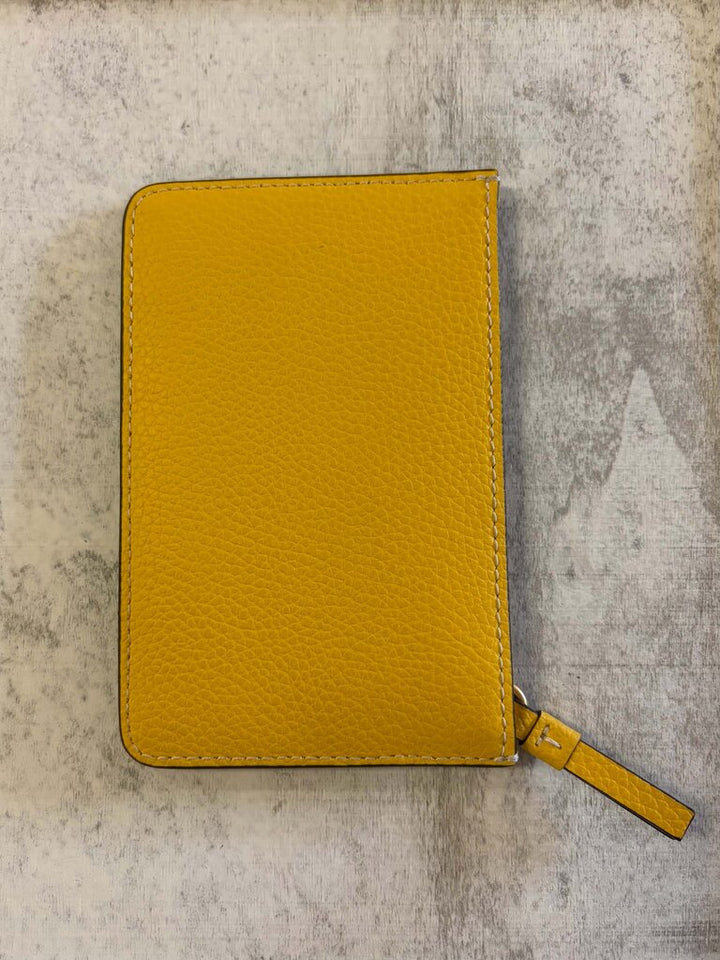 Tory Burch Walker Card Holder in Gold Pinch