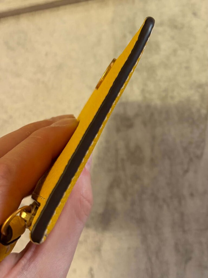 Tory Burch Walker Card Holder in Gold Pinch