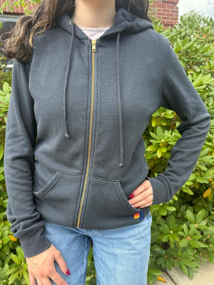 Aviator Nation Hoodie Zip Up - Size Medium
