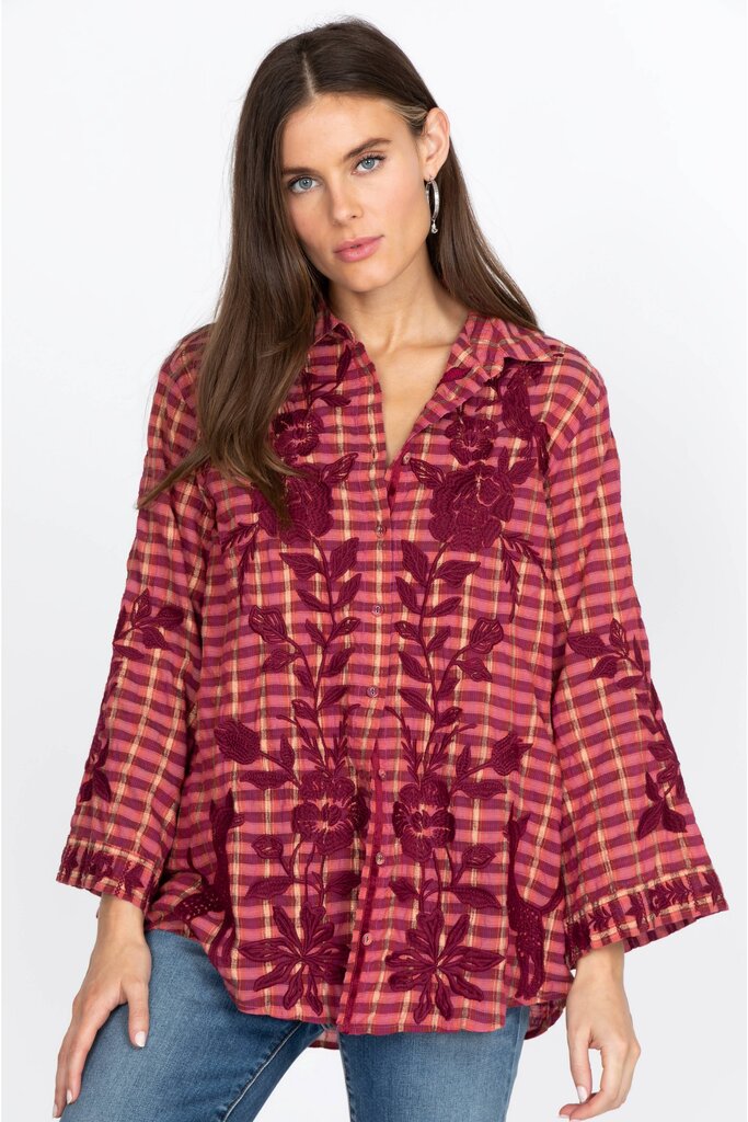 Johnny Was Martina Kimono Sleeve Oversized Top - Size Small (Retails $230)