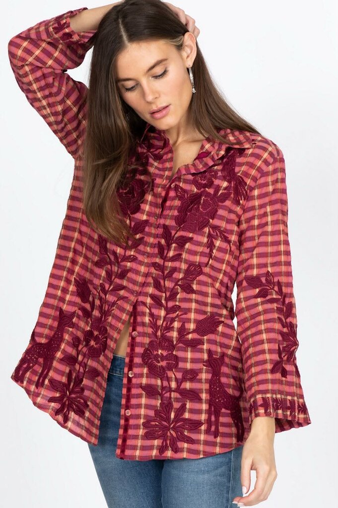 Johnny Was Martina Kimono Sleeve Oversized Top - Size Small (Retails $230)