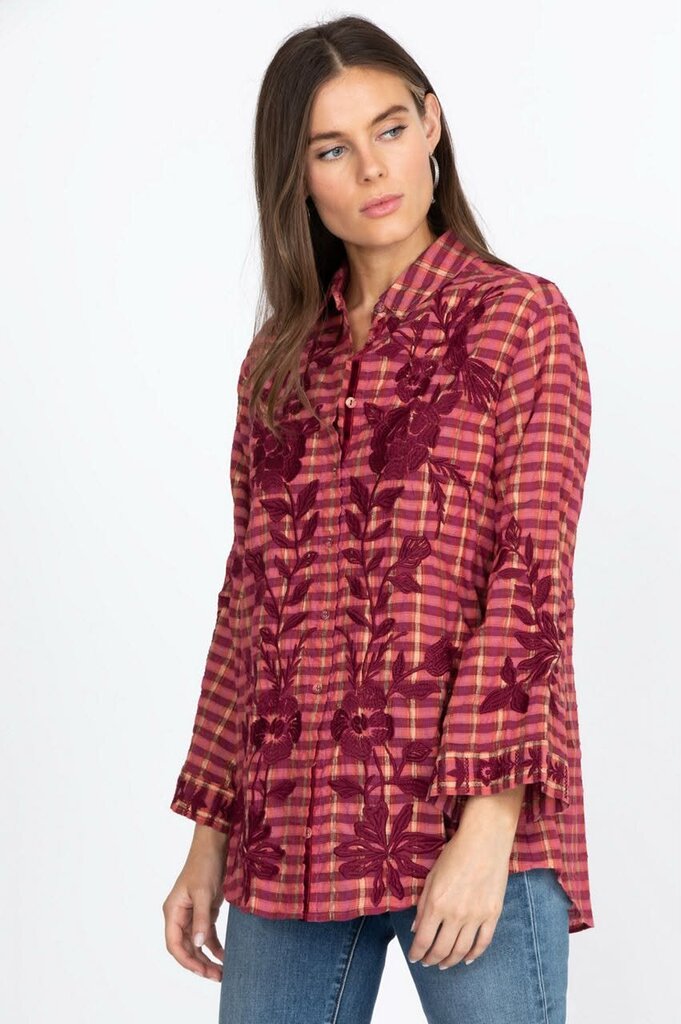 Johnny Was Martina Kimono Sleeve Oversized Top - Size Small (Retails $230)