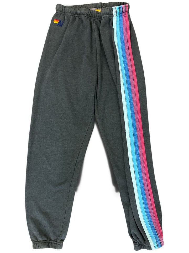 Aviator Nation Five Stripe Joggers - Size Medium