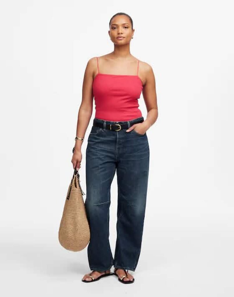 Madewell The Curvy Darted Barrel-Leg Jeans - Size 31 (Retails $148)