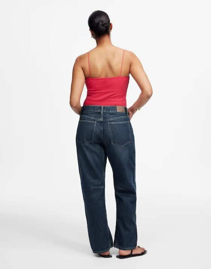 Madewell The Curvy Darted Barrel-Leg Jeans - Size 31 (Retails $148)