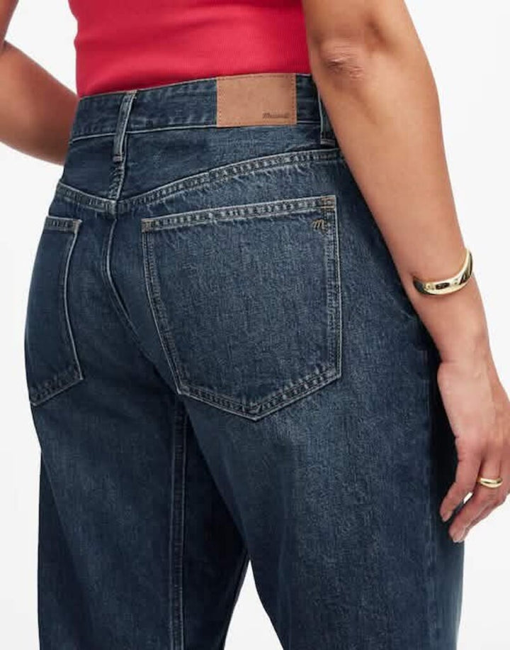 Madewell The Curvy Darted Barrel-Leg Jeans - Size 31 (Retails $148)