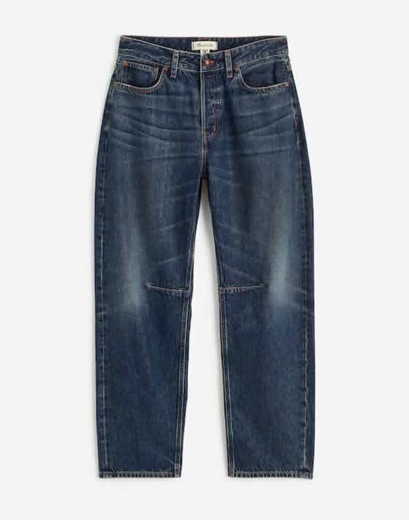 Madewell The Curvy Darted Barrel-Leg Jeans - Size 31 (Retails $148)